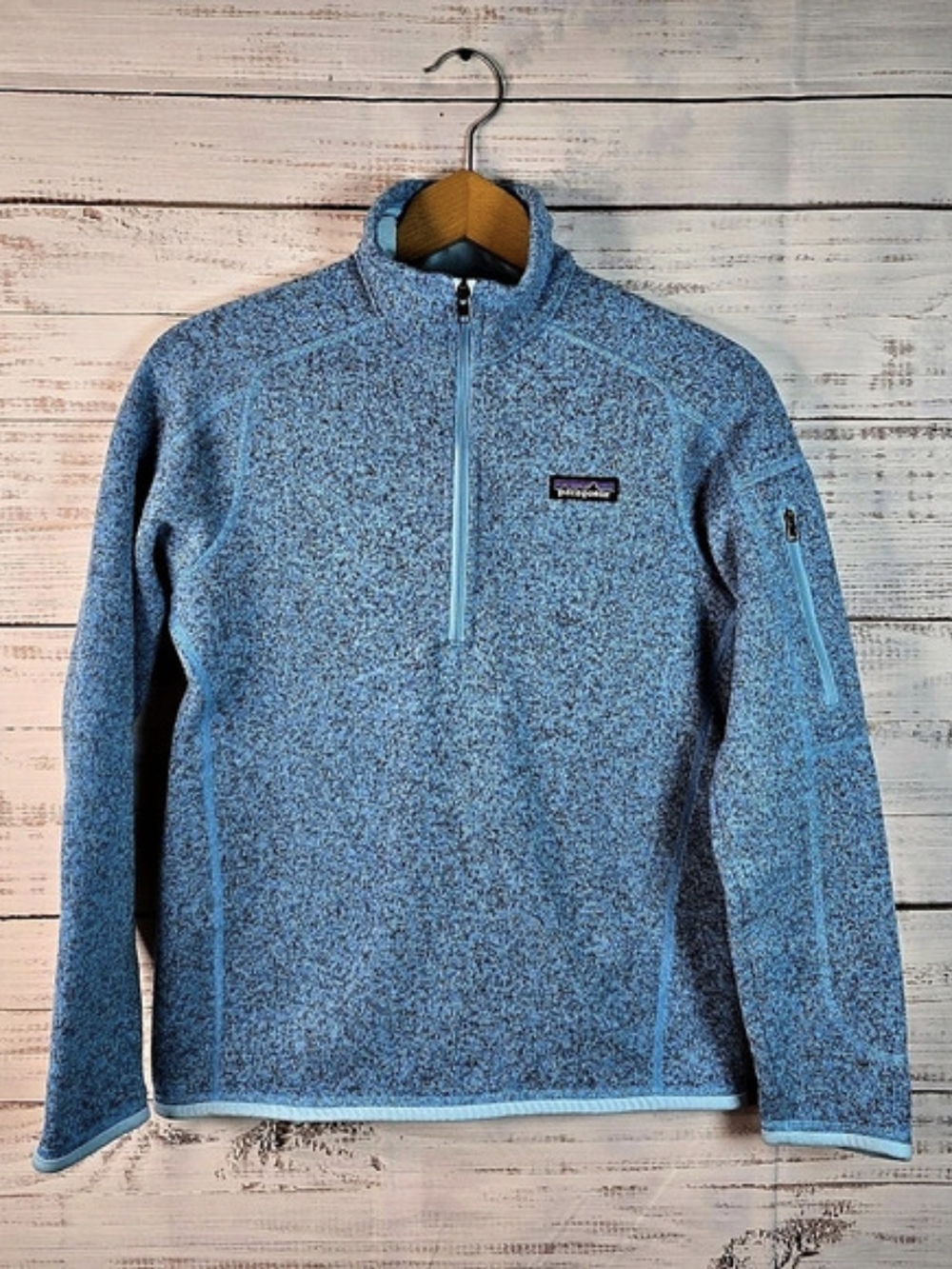 Patagonia Better Sweater Blue Quarter Zip Fleece Pullover Women’s Small